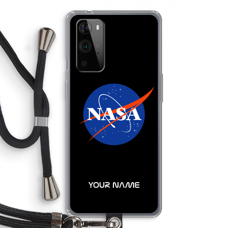 NASA: OnePlus 9 Pro Transparant Hoesje met koord