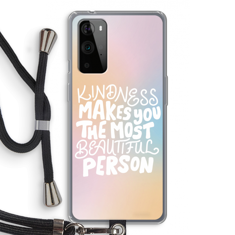 The prettiest: OnePlus 9 Pro Transparant Hoesje met koord