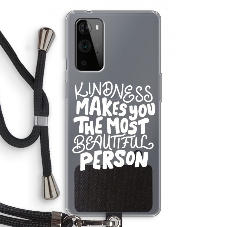 The prettiest: OnePlus 9 Pro Transparant Hoesje met koord