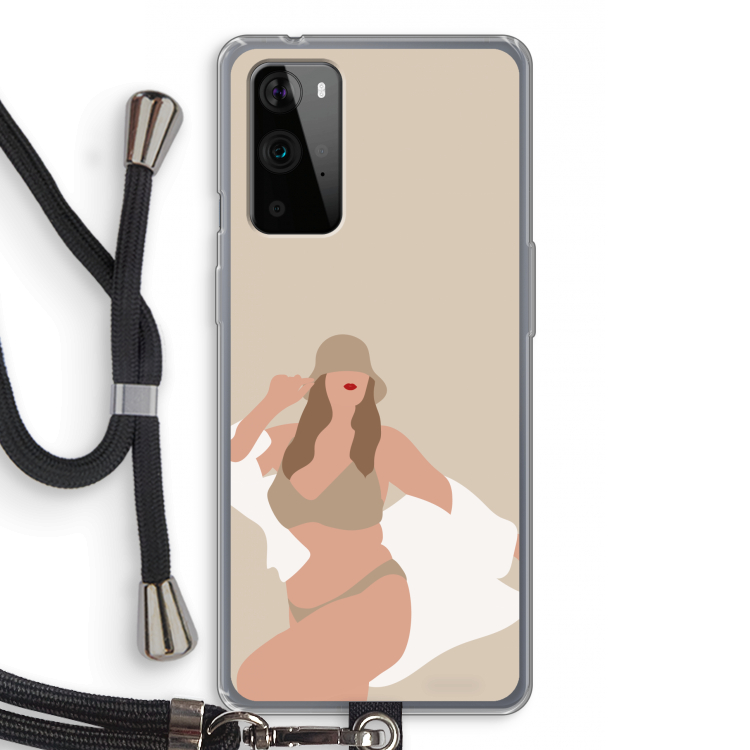 One of a kind: OnePlus 9 Pro Transparant Hoesje met koord