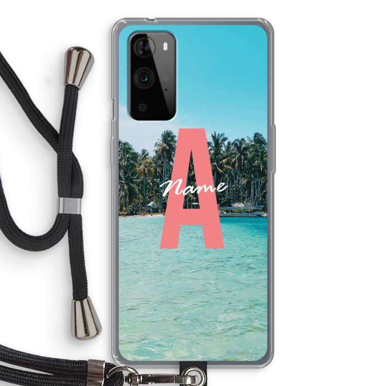 Pacific Dream: OnePlus 9 Pro Transparant Hoesje met koord