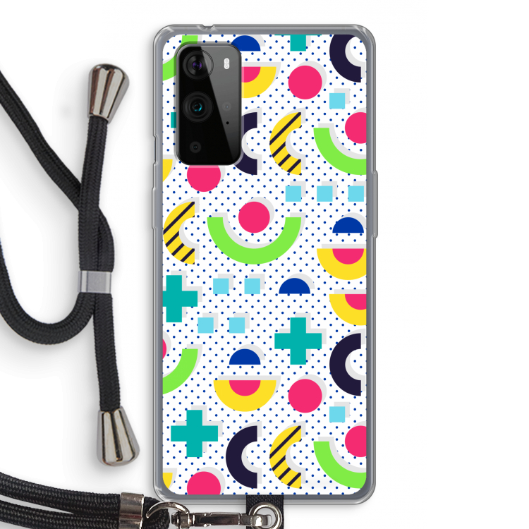 8-bit N°1: OnePlus 9 Pro Transparant Hoesje met koord