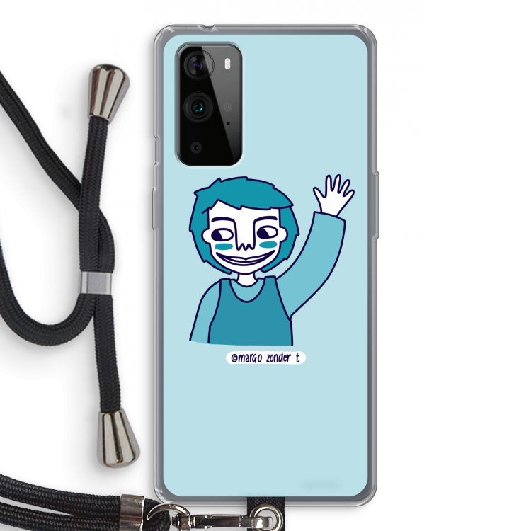 Zwaai: OnePlus 9 Pro Transparant Hoesje met koord