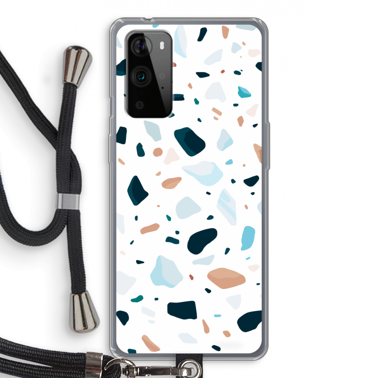 Terrazzo N°13: OnePlus 9 Pro Transparant Hoesje met koord