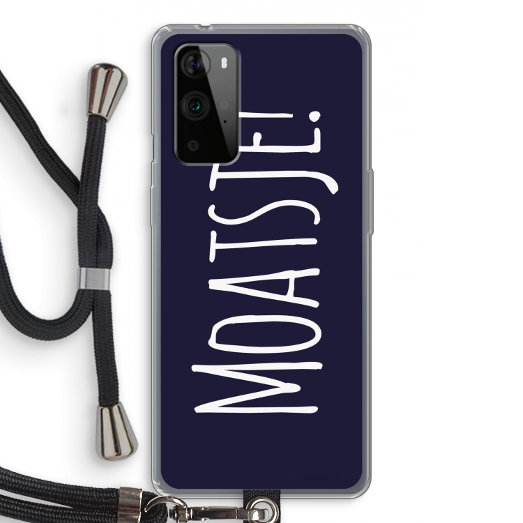 Moatsje!: OnePlus 9 Pro Transparant Hoesje met koord