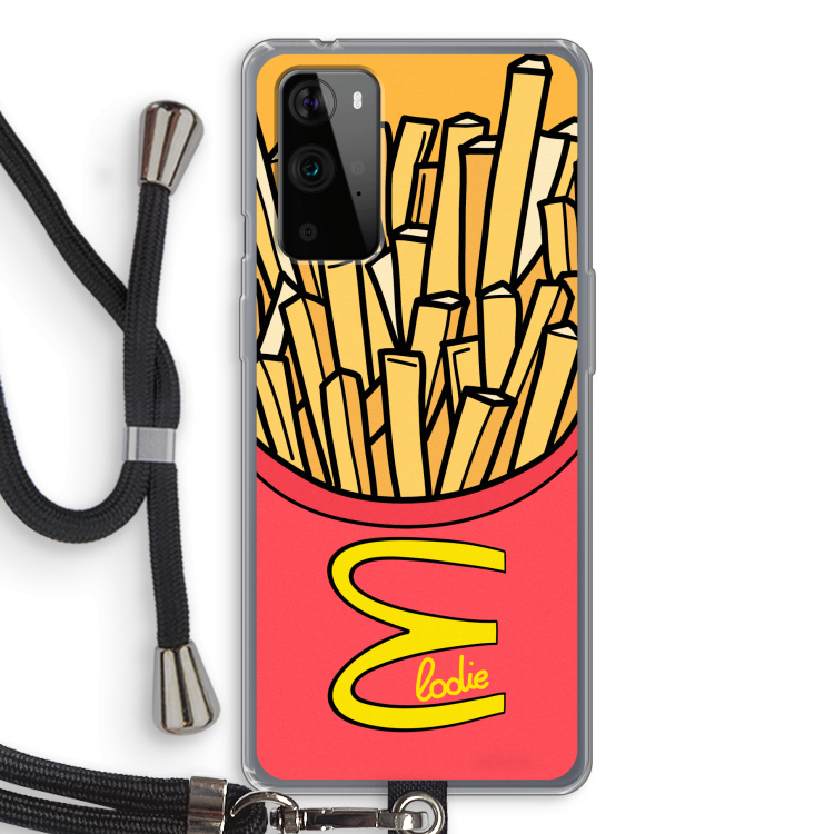 McElodie: OnePlus 9 Pro Transparant Hoesje met koord