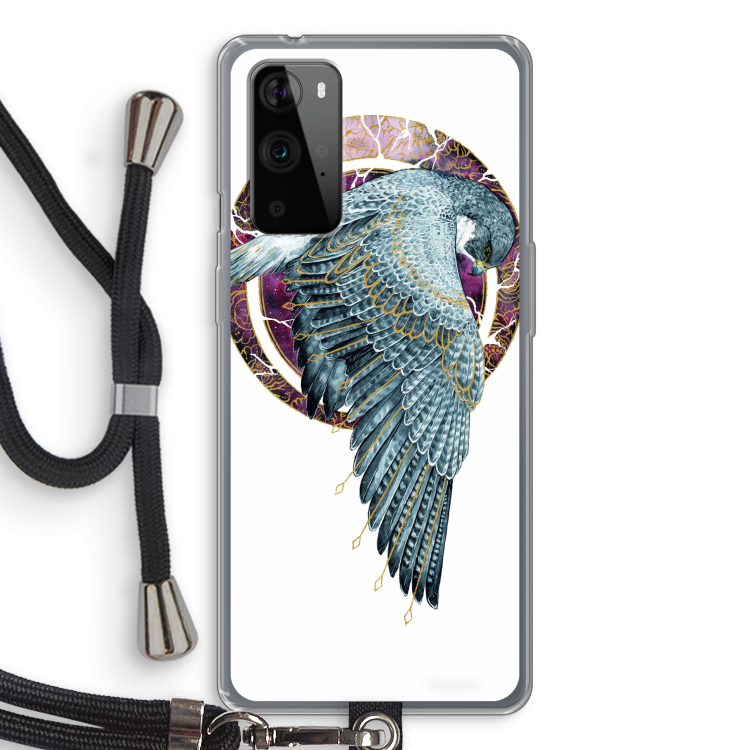 Golden Falcon: OnePlus 9 Pro Transparant Hoesje met koord