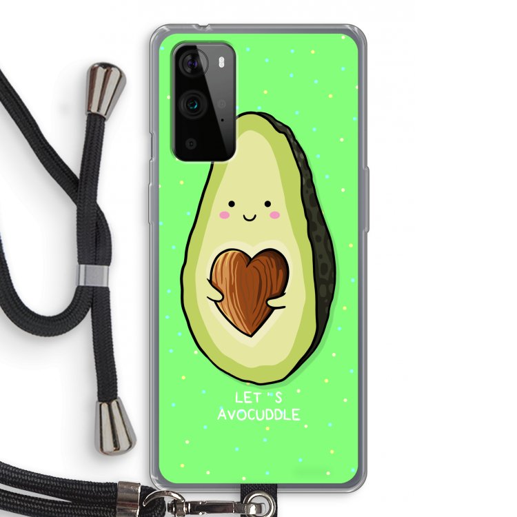 Avocuddle: OnePlus 9 Pro Transparant Hoesje met koord