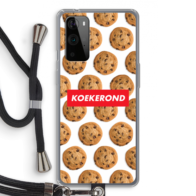 Koekerond: OnePlus 9 Pro Transparant Hoesje met koord
