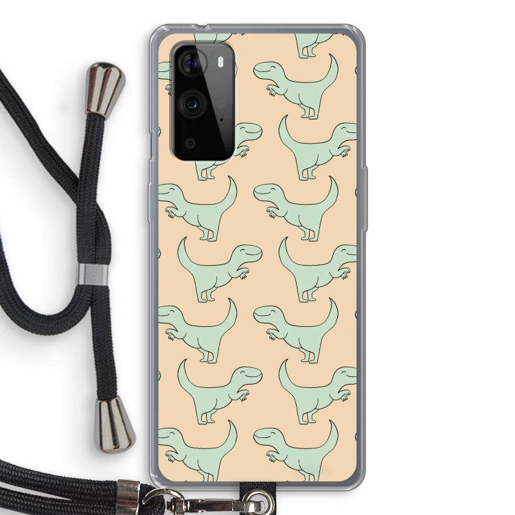 Dinos: OnePlus 9 Pro Transparant Hoesje met koord