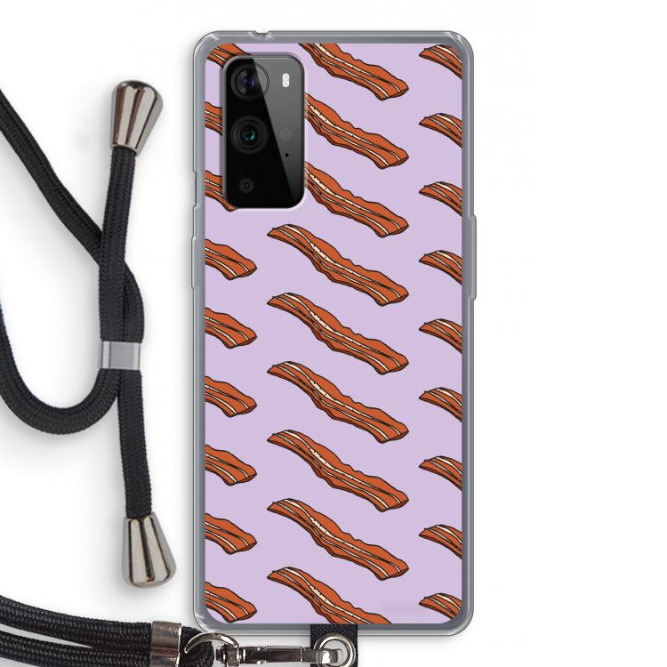 Bacon to my eggs #2: OnePlus 9 Pro Transparant Hoesje met koord