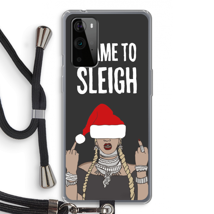 Came To Sleigh: OnePlus 9 Pro Transparant Hoesje met koord
