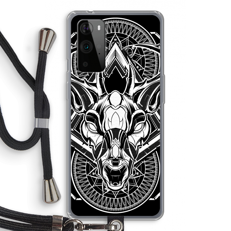 Oh Deer: OnePlus 9 Pro Transparant Hoesje met koord