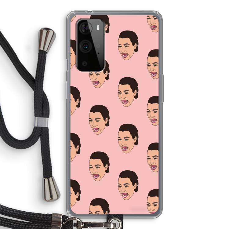 Ugly Cry Call: OnePlus 9 Pro Transparant Hoesje met koord
