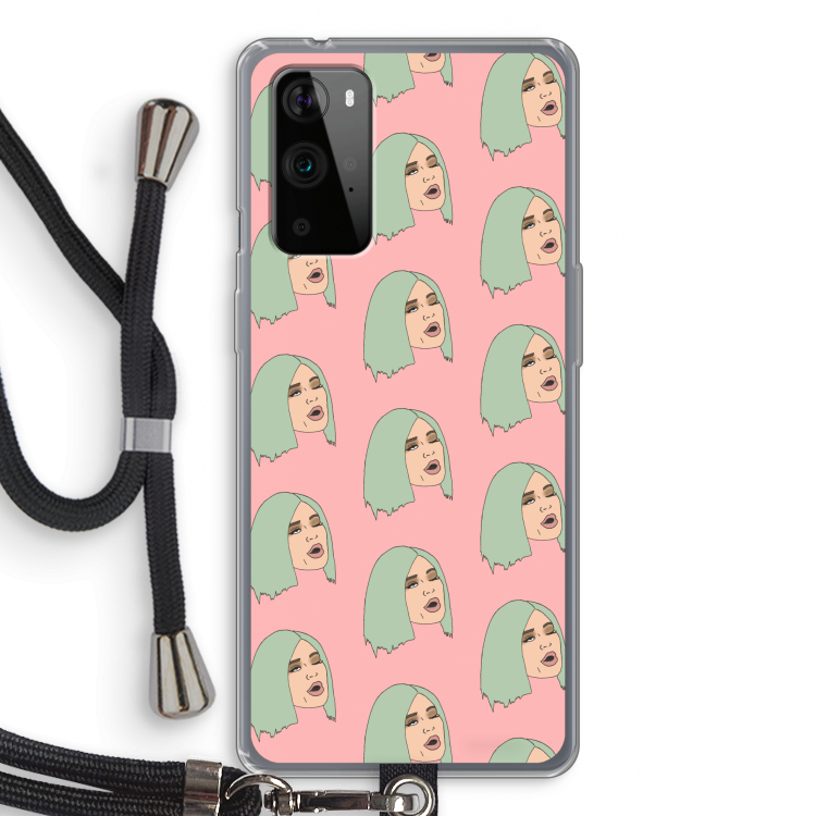 King Kylie: OnePlus 9 Pro Transparant Hoesje met koord
