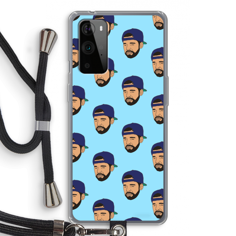 Drake Away: OnePlus 9 Pro Transparant Hoesje met koord