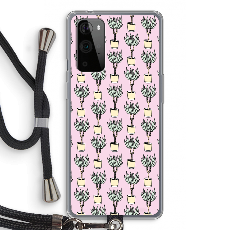 Boompje: OnePlus 9 Pro Transparant Hoesje met koord