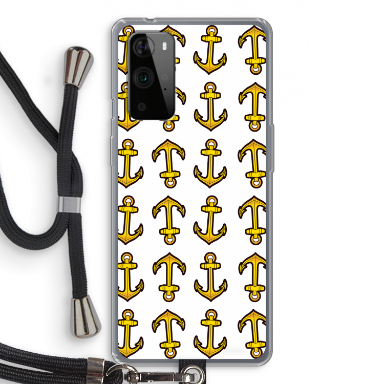 Musketon Anchor: OnePlus 9 Pro Transparant Hoesje met koord