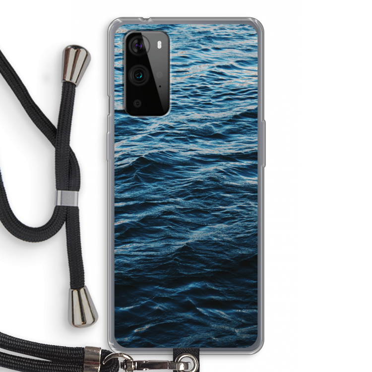 Oceaan: OnePlus 9 Pro Transparant Hoesje met koord