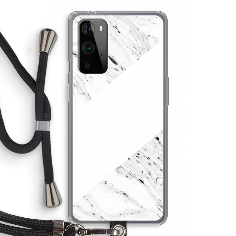 Biggest stripe: OnePlus 9 Pro Transparant Hoesje met koord