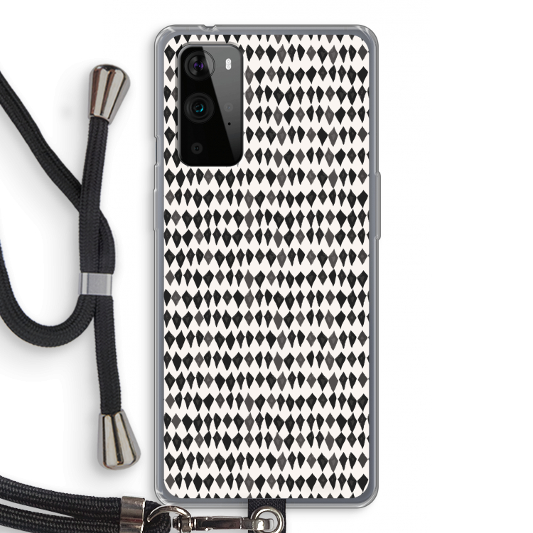 Crazy shapes: OnePlus 9 Pro Transparant Hoesje met koord