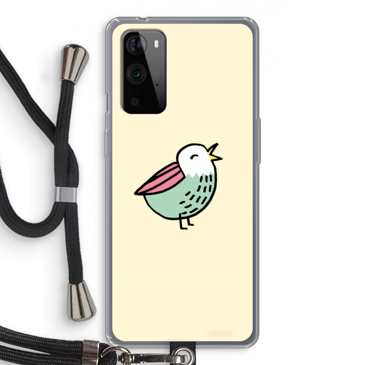 Birdy: OnePlus 9 Pro Transparant Hoesje met koord