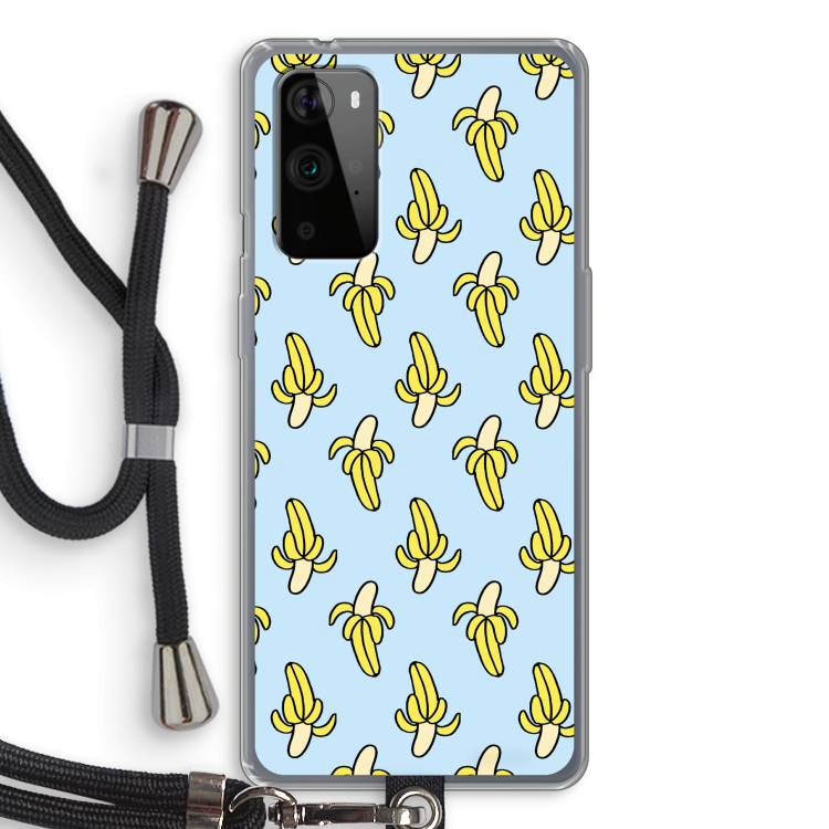 Bananas: OnePlus 9 Pro Transparant Hoesje met koord