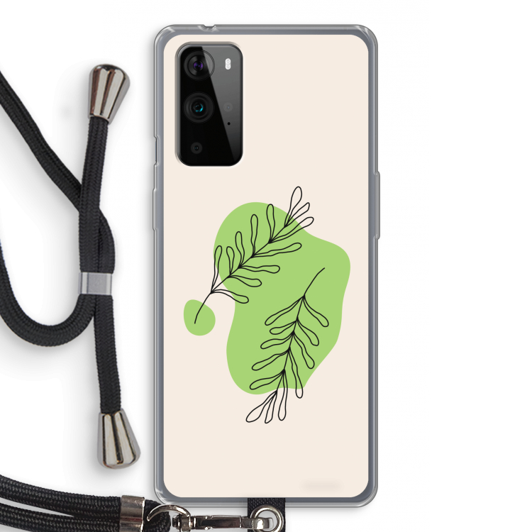 Beleaf in you: OnePlus 9 Pro Transparant Hoesje met koord