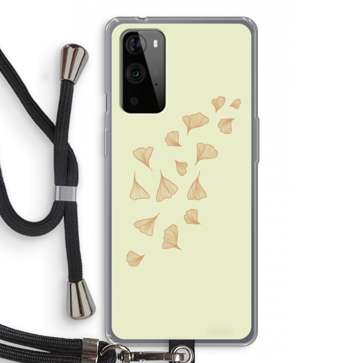 Falling Leaves: OnePlus 9 Pro Transparant Hoesje met koord