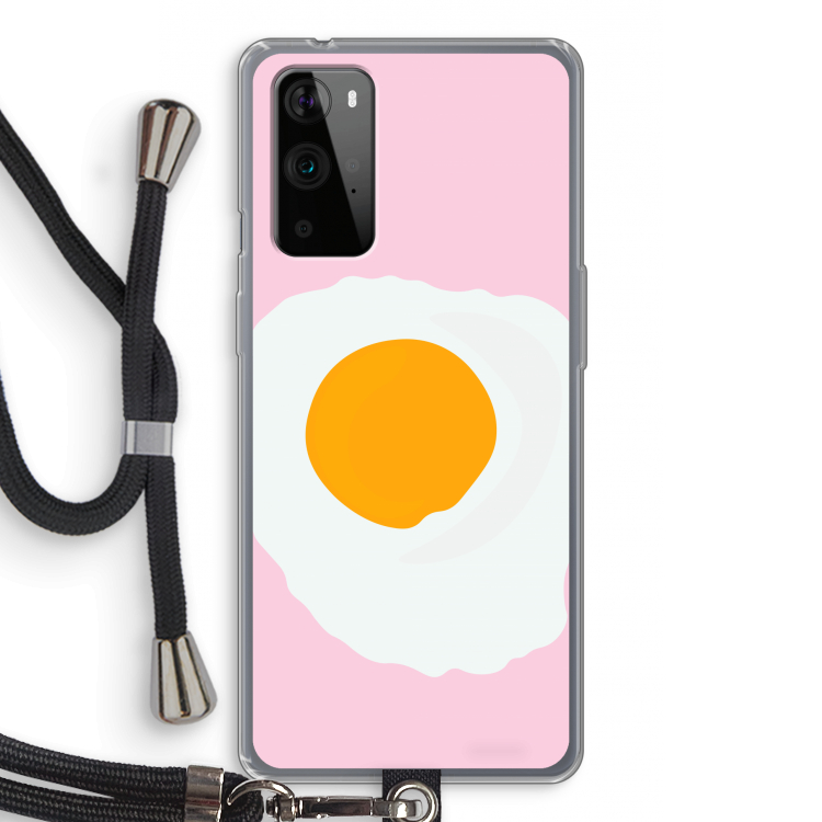 Sunny side up: OnePlus 9 Pro Transparant Hoesje met koord