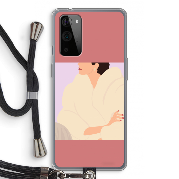Cosy: OnePlus 9 Pro Transparant Hoesje met koord