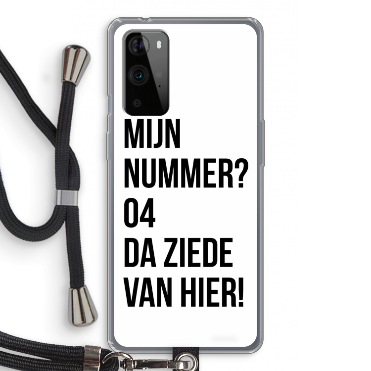 Da ziede van hier: OnePlus 9 Pro Transparant Hoesje met koord