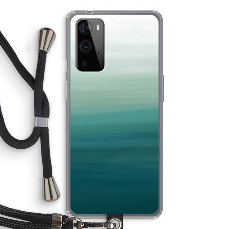 Ocean: OnePlus 9 Pro Transparant Hoesje met koord