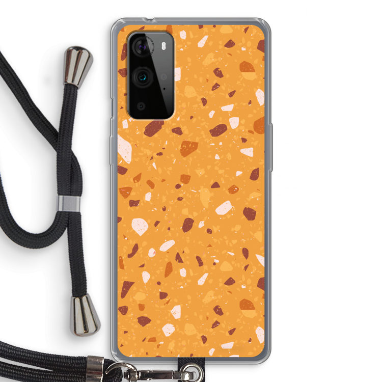 Terrazzo N°24: OnePlus 9 Pro Transparant Hoesje met koord