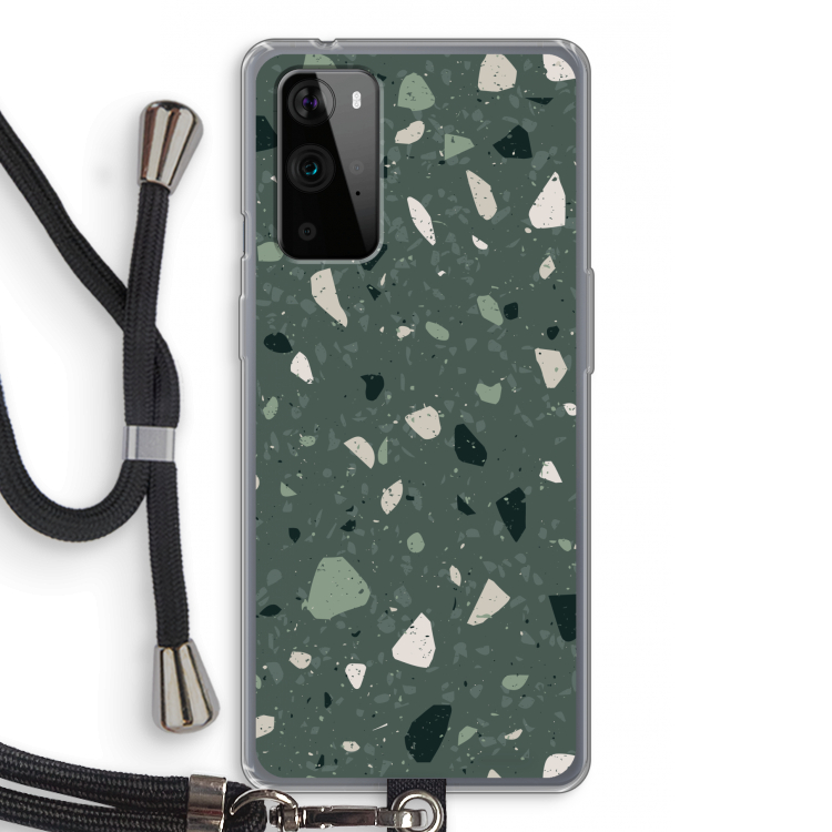 Terrazzo N°19: OnePlus 9 Pro Transparant Hoesje met koord