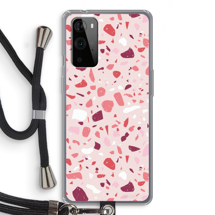 Terrazzo N°15: OnePlus 9 Pro Transparant Hoesje met koord