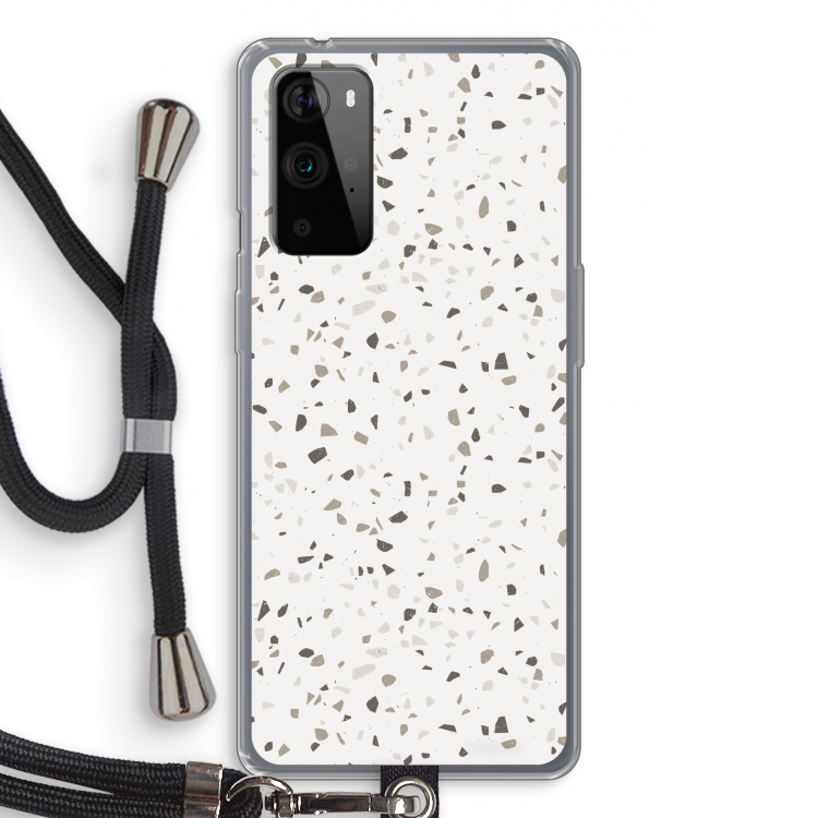 Terrazzo N°14: OnePlus 9 Pro Transparant Hoesje met koord