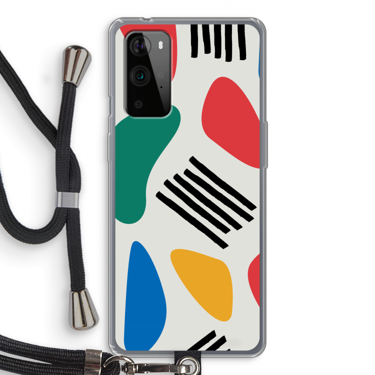 Illustratieve pop 1: OnePlus 9 Pro Transparant Hoesje met koord