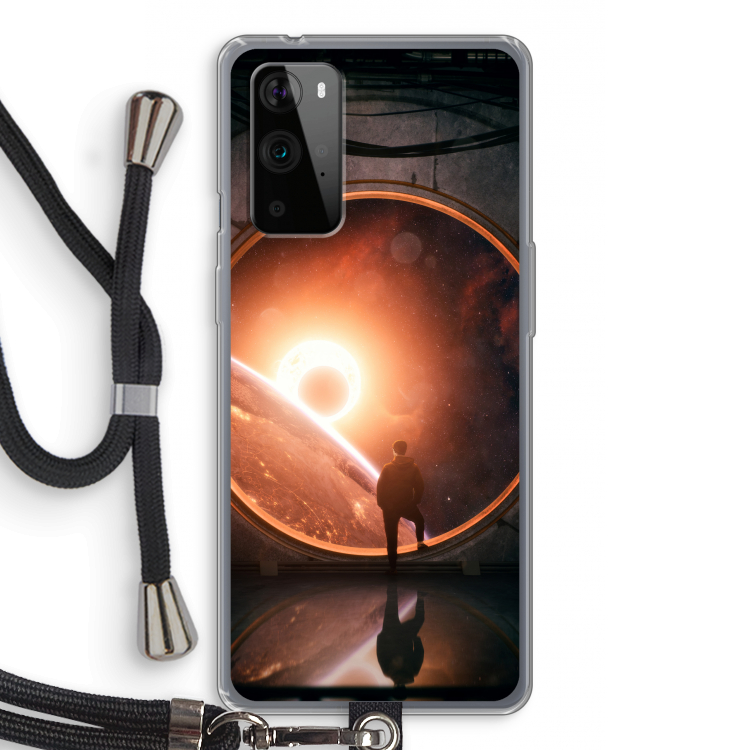 Ephemeral: OnePlus 9 Pro Transparant Hoesje met koord