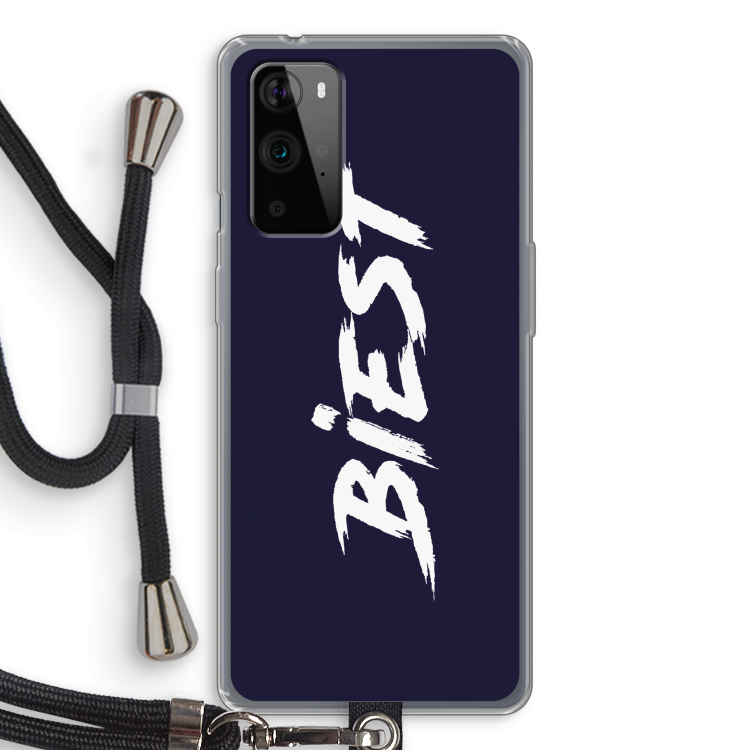 Biest: OnePlus 9 Pro Transparant Hoesje met koord