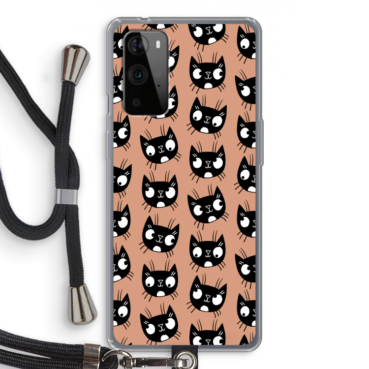 Kat: OnePlus 9 Pro Transparant Hoesje met koord