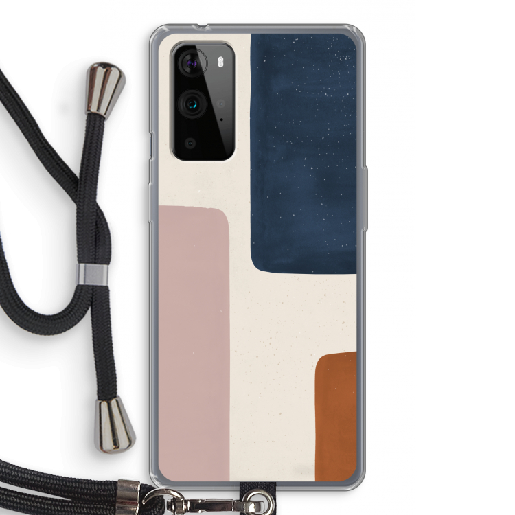 Geo #5: OnePlus 9 Pro Transparant Hoesje met koord