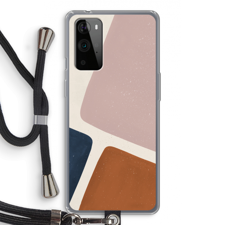 Geo #2: OnePlus 9 Pro Transparant Hoesje met koord