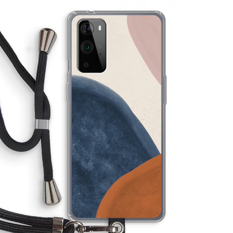 Geo #1: OnePlus 9 Pro Transparant Hoesje met koord