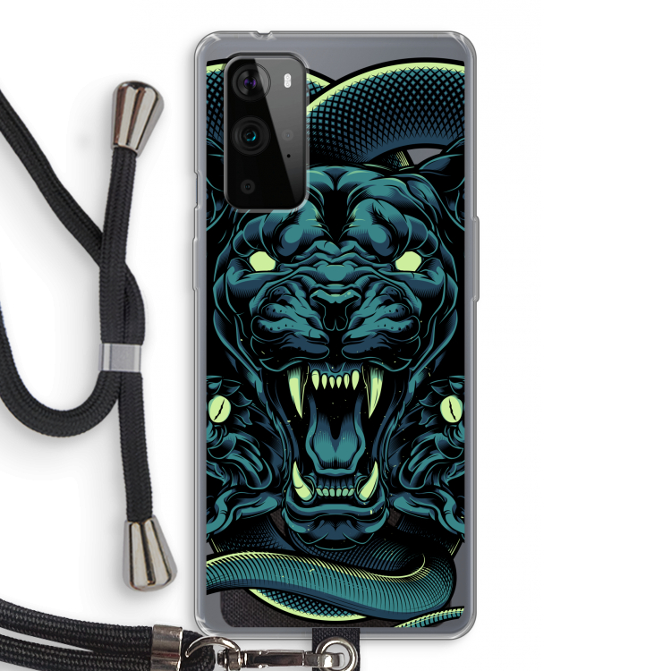 Cougar and Vipers: OnePlus 9 Pro Transparant Hoesje met koord