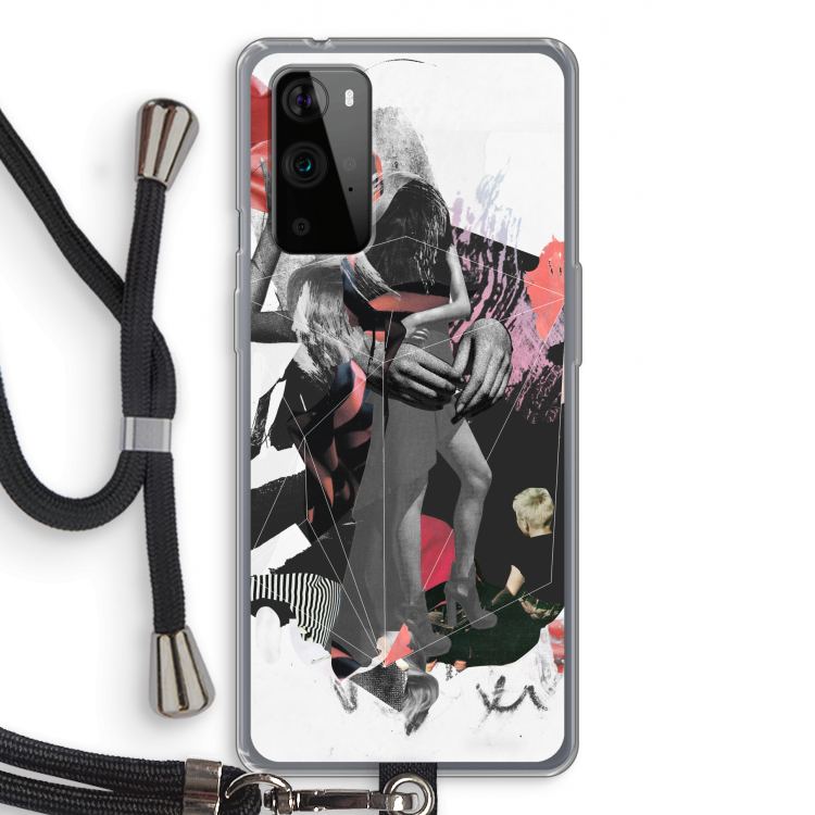 Dissimulation du réel: OnePlus 9 Pro Transparant Hoesje met koord