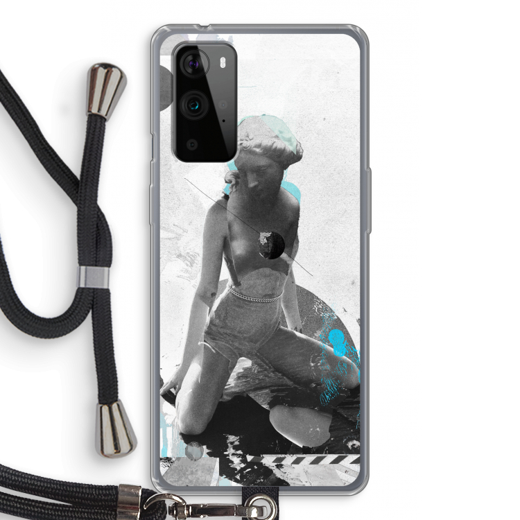 I will not feel a thing: OnePlus 9 Pro Transparant Hoesje met koord