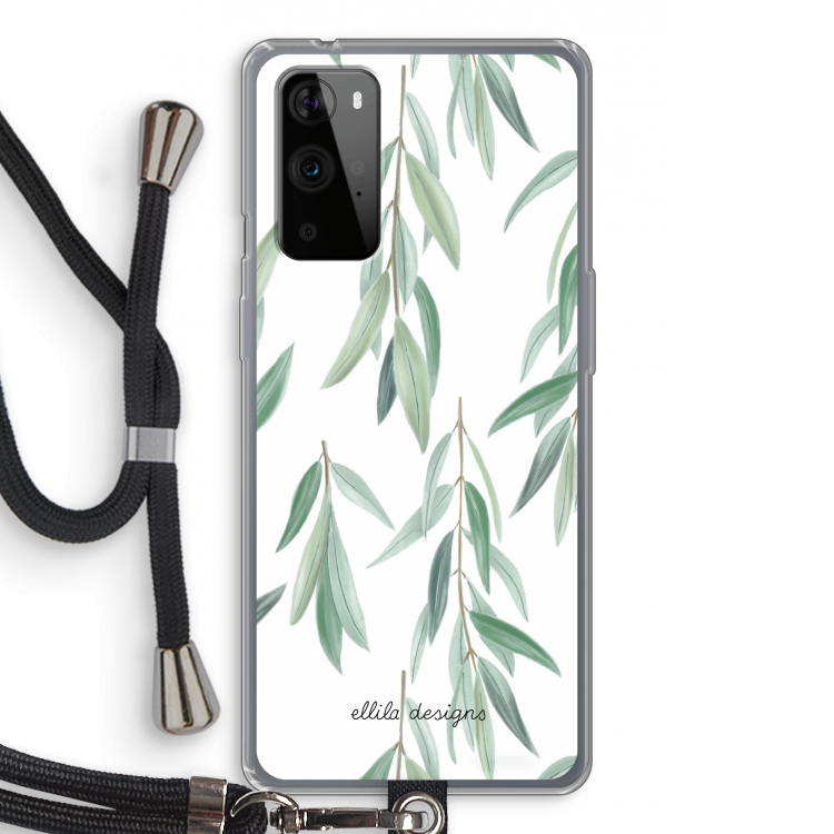 Branch up your life: OnePlus 9 Pro Transparant Hoesje met koord