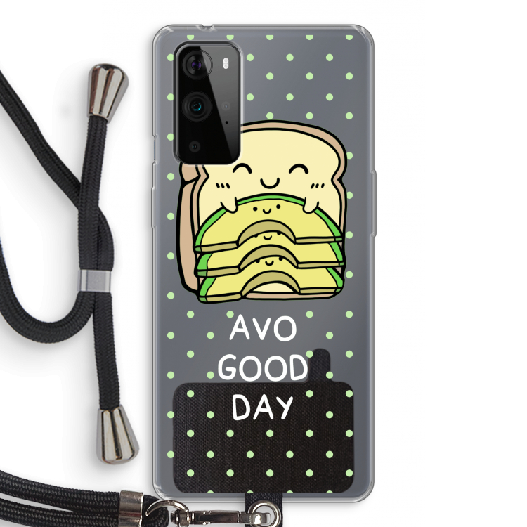 Avo Good Day: OnePlus 9 Pro Transparant Hoesje met koord