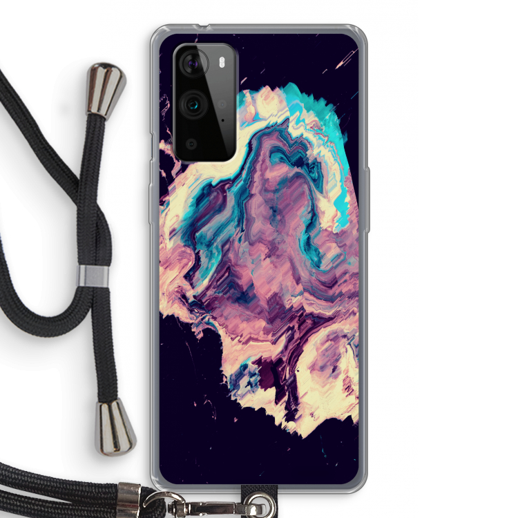 Cosmic Silence: OnePlus 9 Pro Transparant Hoesje met koord